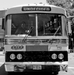 Bus with destination of Undecided