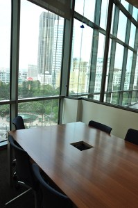 View from a study room